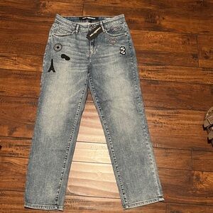 Karl Lagerfeld Cannes Straight high rise straight leg